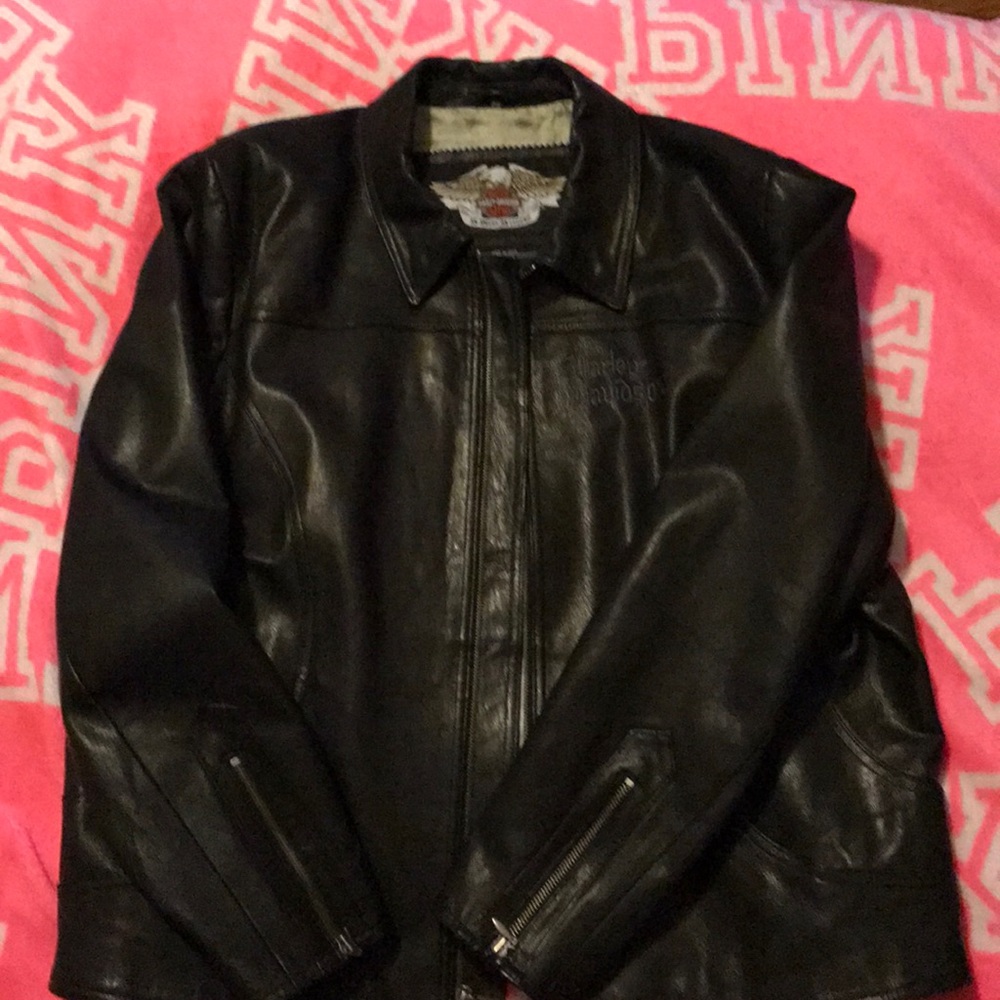 XXL  women’sHarley Davidson custom leather jacket